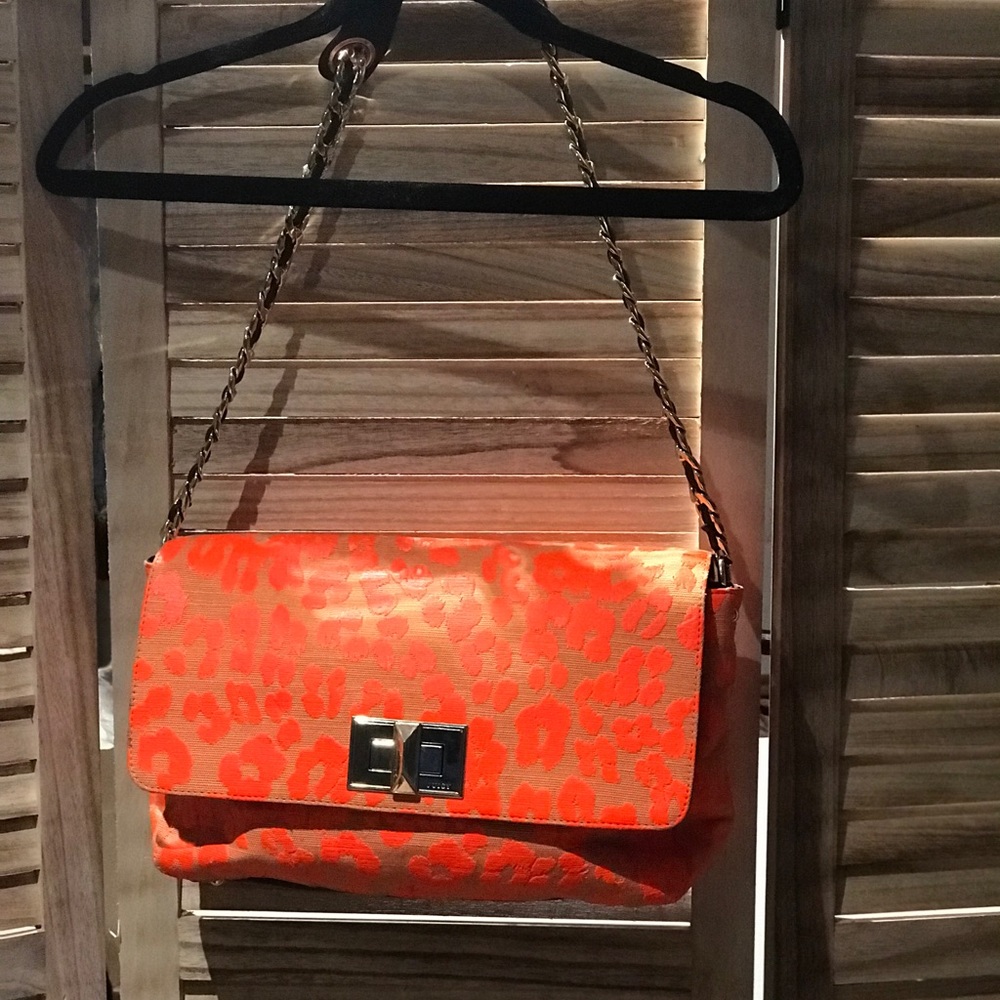 Juicy Couture Neon Leopard Print Bag
